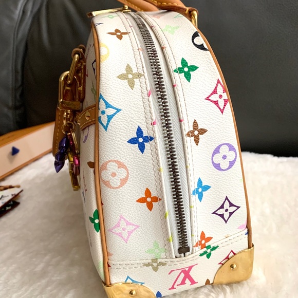 ‼️SOLD‼️Louis Vuitton White MC Trouville - Picture 5 of 16